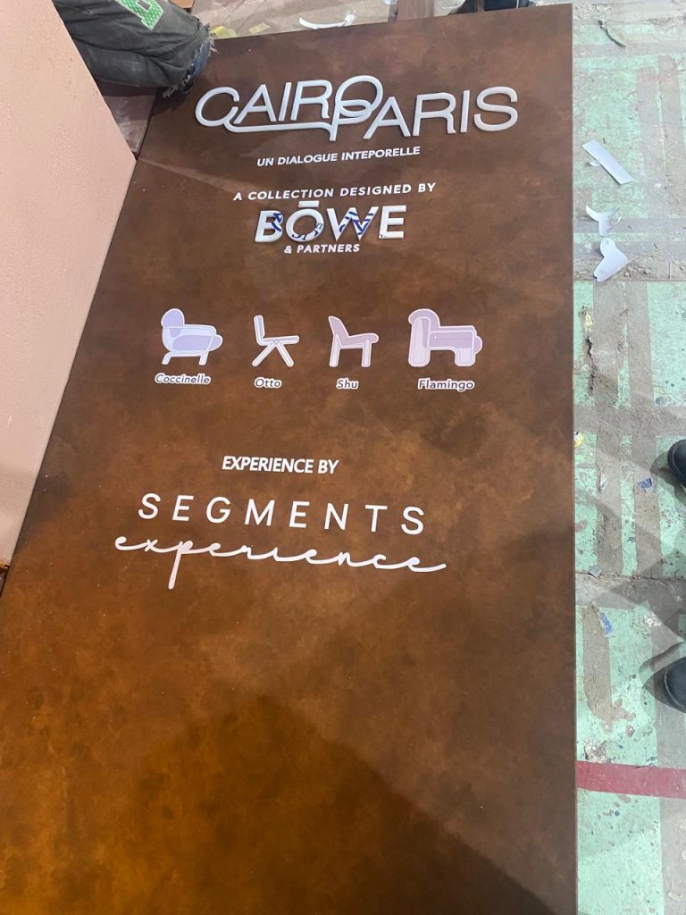 Cairo Paris Sign Physical