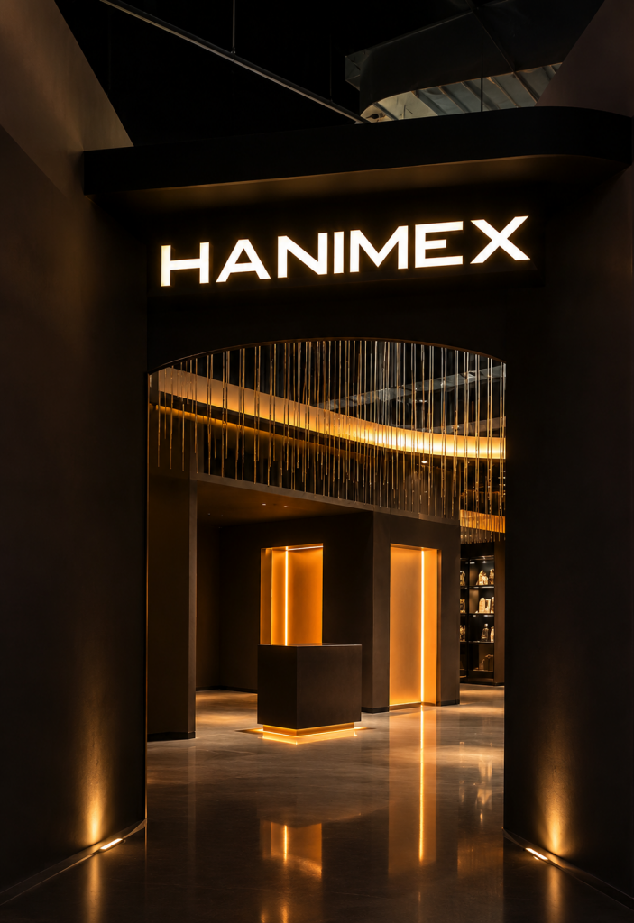 Hanimex Showroom Entrance Mockup