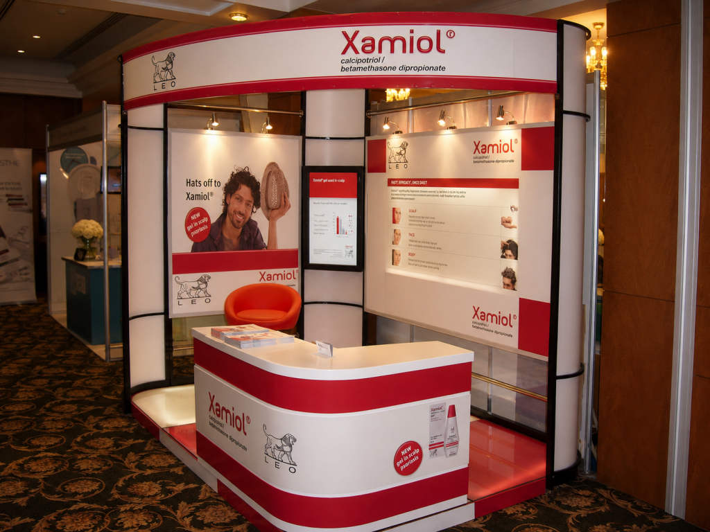 Xamiol Leo Pharma Booth Mockup